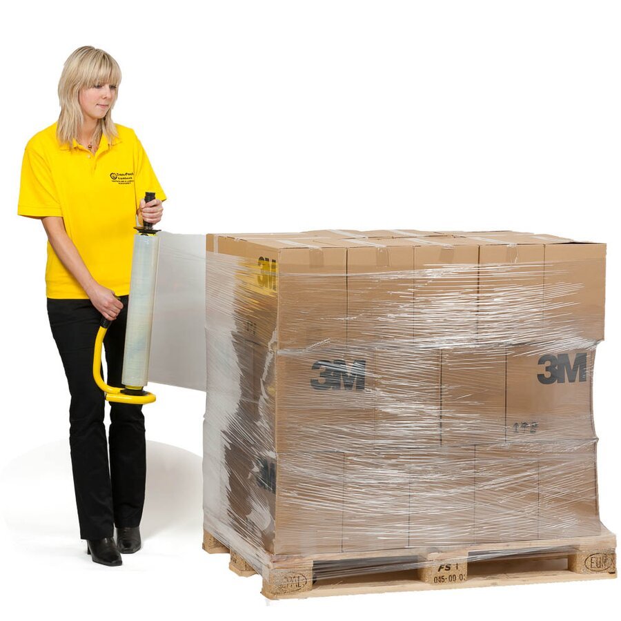 Handlich und leicht zum einfachen Abrollen der Stretchfolie Handlich und leicht zum einfachen Abrollen der Stretchfolie