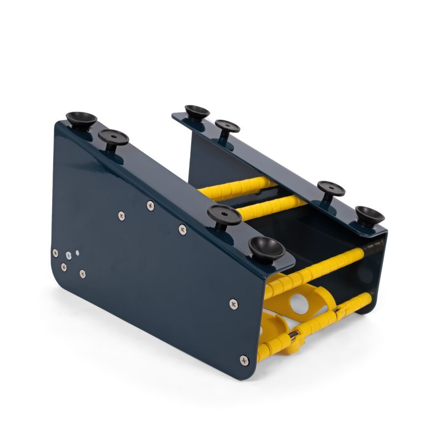 Sicherer Stand - wenig Platzbedarf Aufnahme Unterseite mit Saugnäpfen für sicheren Halt