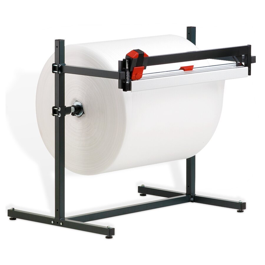 Schneidständer SYSTEM 2000 zum Sichern und Konfektionieren von Folie, Papier oder Rollenwellpappe Schneidständer SYSTEM 2000 zum Sichern und Konfektionieren von Folie, Papier oder Rollenwellpappe