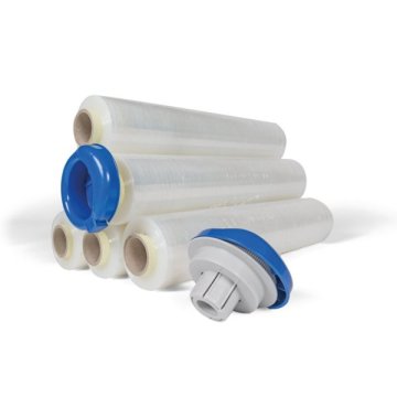 Stabile Abrollhülsen mit praktischer Bremse in robuster Kunststoff-Ausführung