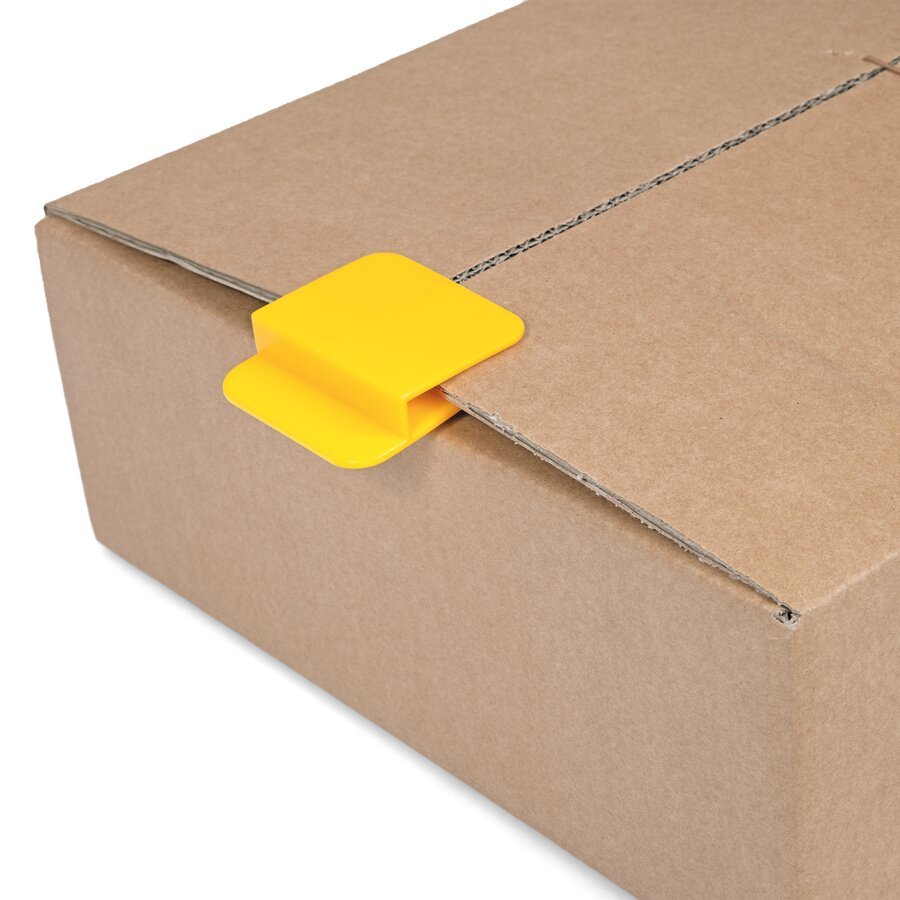 Auch perfekt dafür geeignet, die Deckelklappen eines Kartons zusammenzuhalten Auch perfekt dafür geeignet, die Deckelklappen eines Kartons zusammenzuhalten