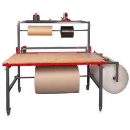 Packtisch, inkl. zwei Schneidevorrichtungen Packtisch, inkl. zwei Schneidevorrichtungen