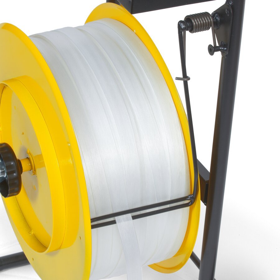 Das Kompositband lässt sich dank der Bandführung leicht abrollen Das Kompositband lässt sich dank der Bandführung leicht abrollen