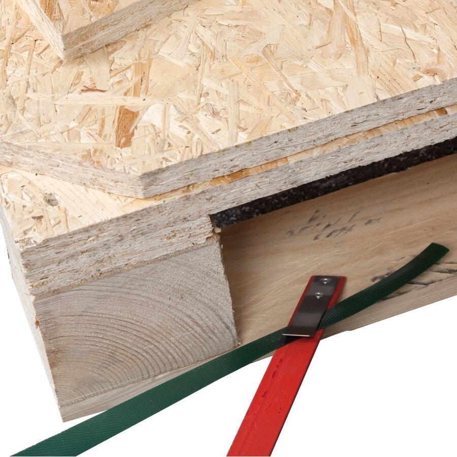 Hilfe zum Umreifen von Paletten Hilfe zum Umreifen von Paletten