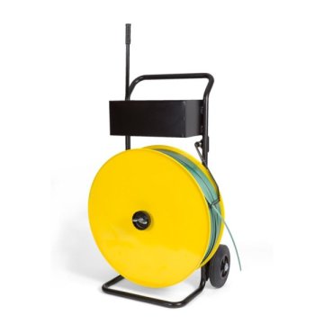 Abrollwagen für Kunststoff-Umreifungsband