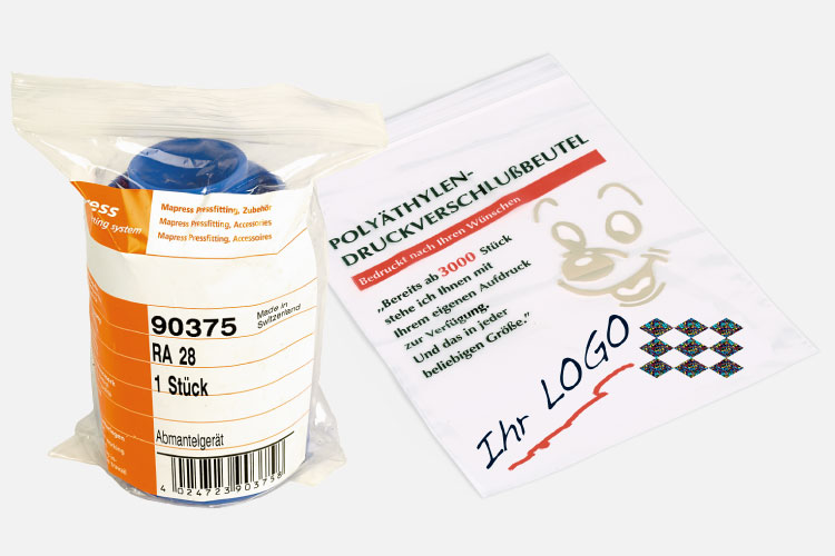 Individuell bedruckte Beutel als Markenauftritt
